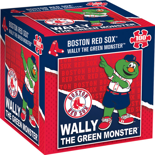 Boston Red Sox MLB Mascot 100 Piece Square Puzzle