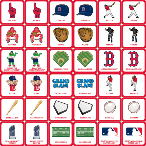 Boston Red Sox MLB Matching Game