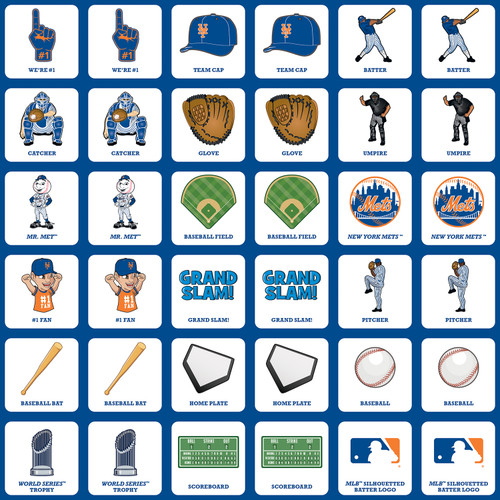 New York Mets MLB Matching Game