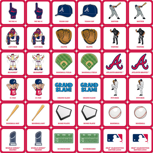 Atlanta Braves MLB Matching Game