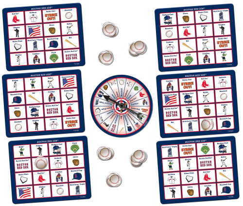 Boston Red Sox MLB Bingo Game
