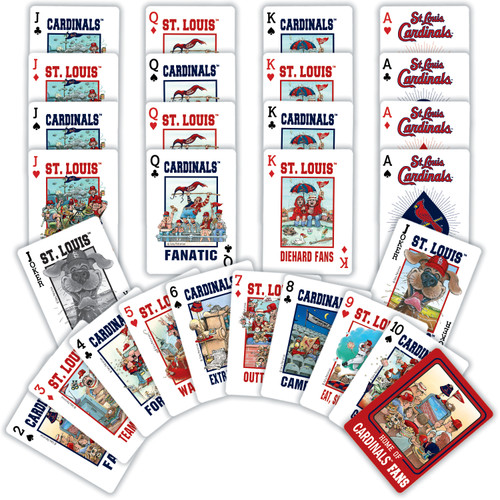 St. Louis Cardinals Fan Deck Playing Cards