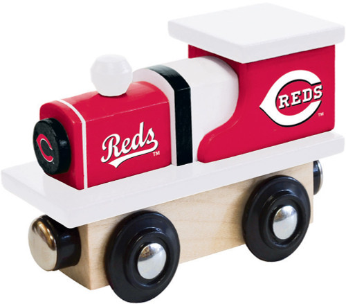 Cincinnati Reds MLB Wood Train Engine