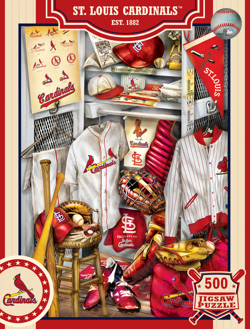 St. Louis Cardinals MLB Locker Room 500pc Puzzle