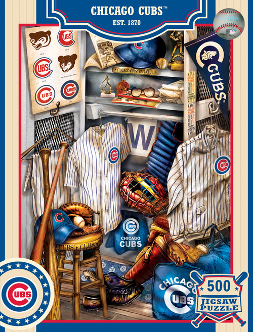 Chicago Cubs MLB Locker Room 500pc Puzzle