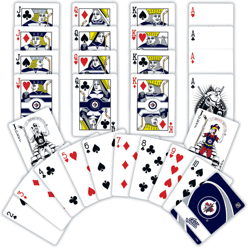 Winnipeg Jets NHL Playing Cards - 54 Card Deck