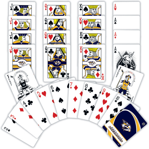 Nashville Predators NHL Playing Cards