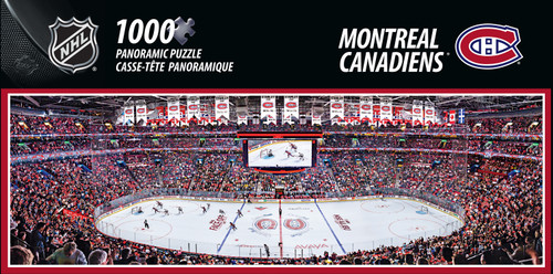 Stadium Panoramic - Montreal Canadiens 1000 Piece Puzzle - Center View