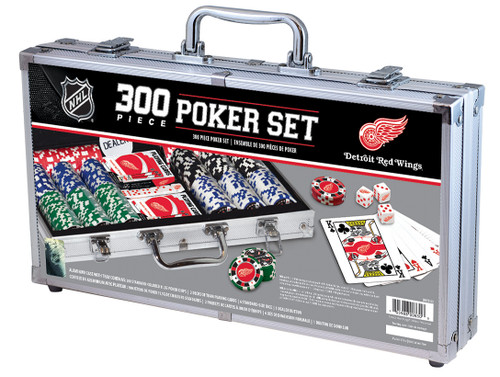 Detroit Red Wings NHL 300pc Poker Set