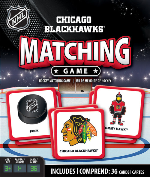 Chicago Blackhawks NHL Matching Game