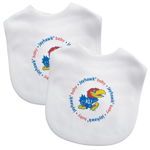 Kansas Jayhawks NCAA Baby Bibs 2-Pack