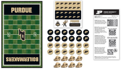 Purdue Boilermakers NCAA Checkers