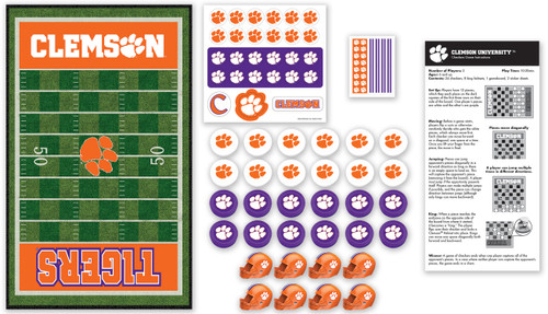 Clemson Tigers NCAA Checkers