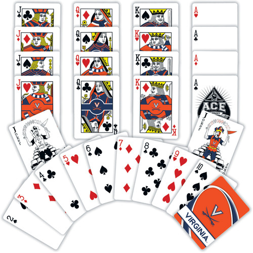 Virginia Cavaliers NCAA Playing Cards