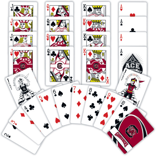 South Carolina Gamecocks NCAA Playing Cards