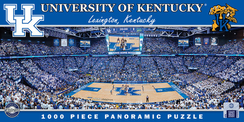 Kentucky Wildcats NCAA 1000pc Basketball Panoramic Puzzle