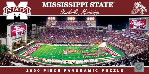 Mississippi State Bulldogs NCAA 1000pc Panoramic Puzzle