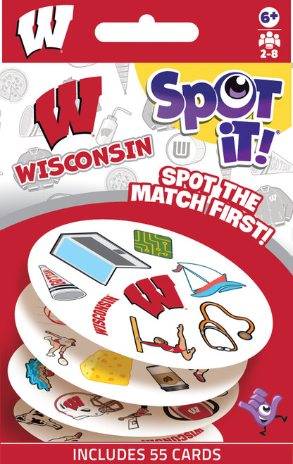 Wisconsin Badgers NCAA Spot It! Game
