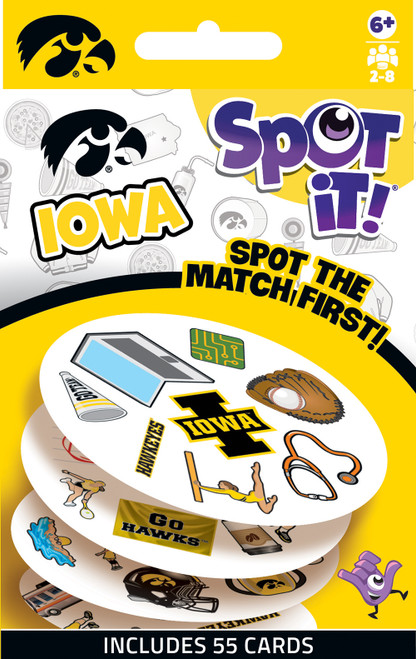 Iowa Hawkeyes NCAA Spot It! Game