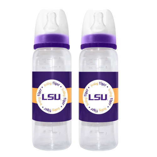 LSU Tigers NCAA Baby Bottle 2-Pack