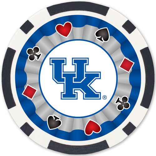 Kentucky Wildcats NCAA Poker Chips 100pc