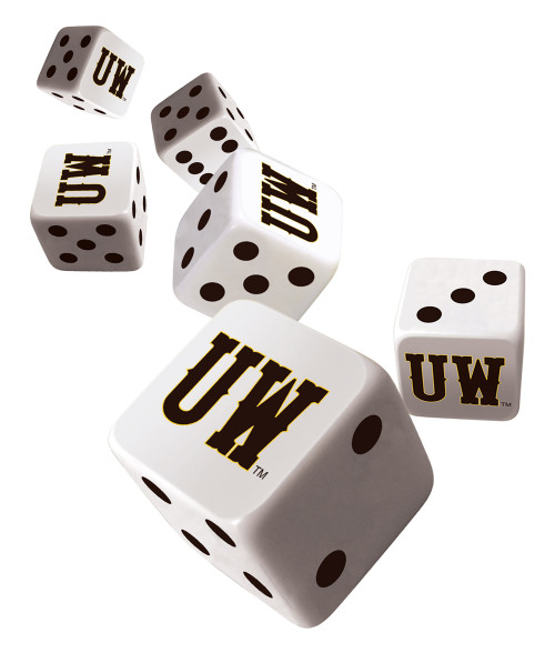 Wyoming Cowboys NCAA Dice Set