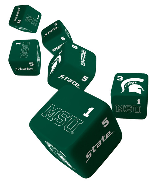 Michigan State Spartans NCAA Dice Set - 19mm