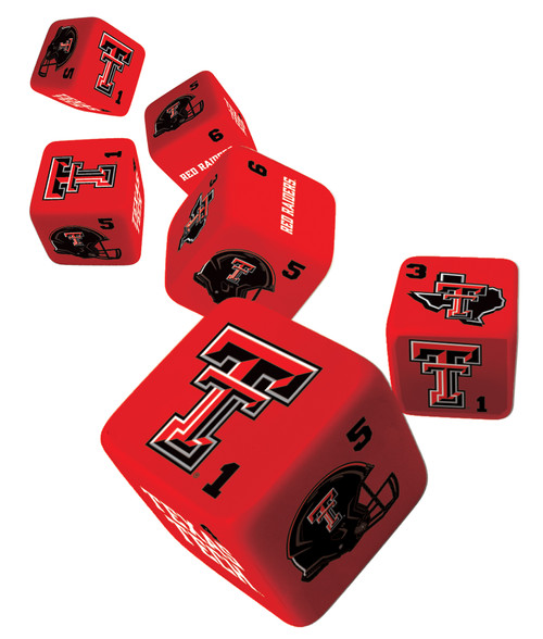 Texas Tech Red Raiders NCAA Dice Set - 19mm