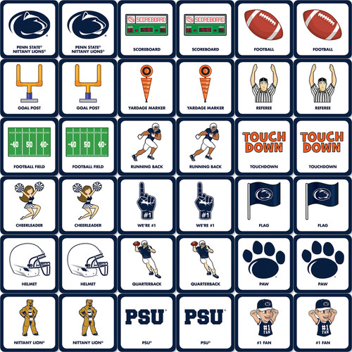 Penn State Nittany Lions NCAA Matching Game
