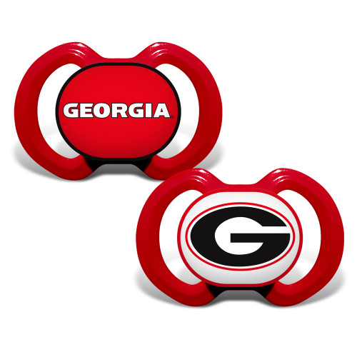Georgia Bulldogs NCAA Pacifier 2-Pack