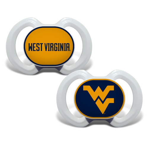 West Virginia Mountaineers NCAA Pacifier 2-Pack