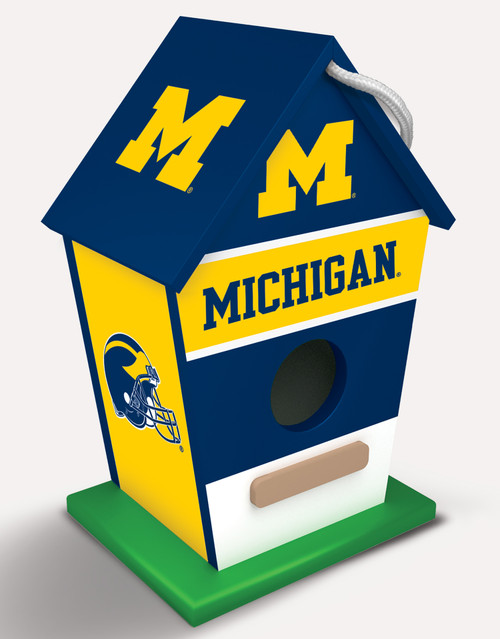 Michigan Wolverines NCAA Birdhouse