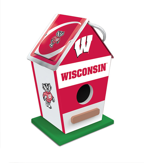 Wisconsin Badgers NCAA Birdhouse