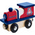 Arizona Wildcats NCAA Wood Train Engine