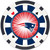 New England Patriots NFL Poker Chips 100pc