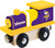 Minnesota Vikings NFL Wood Train Engine