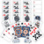 Auburn Tigers NCAA 2-pack Playing Cards & Dice Set