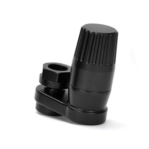 25623 M16 Offset Connector with Dual Activation Vacuum Valve (low pressure inflator hose quick disconnect) 25623 M16 Offset Connector with Dual Activation Vacuum Valve (low pressure inflator hose quick disconnect)