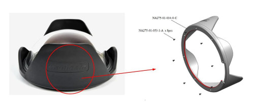 28137 Shade for 230mm Optical Glass Fisheye Dome Port II 28137 Shade for 230mm Optical Glass Fisheye Dome Port II