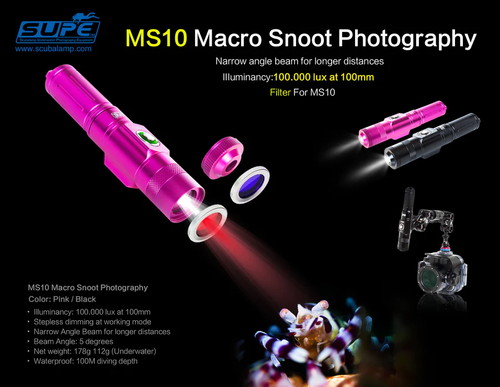 SUPE Macro Snoot Light MS10 - Black