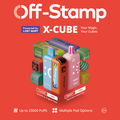 OFF STAMP X-CUBE 25,000 PUFFS 18ML DISPOSABLE VAPE (FULL KIT)