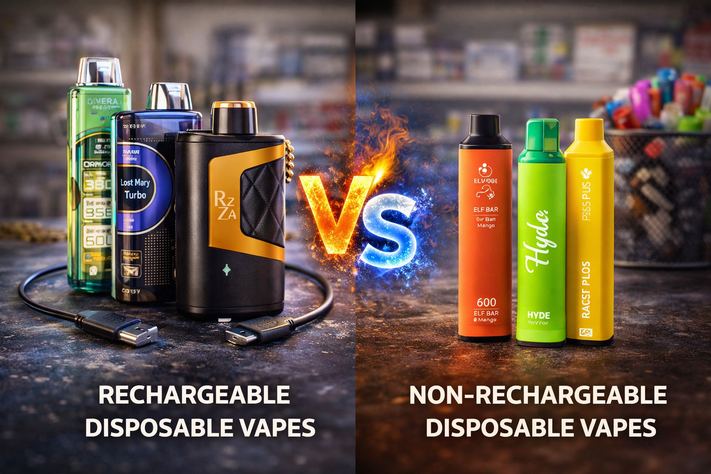 Rechargeable Disposable Vapes vs Non-Rechargeable – Which One Is Better?