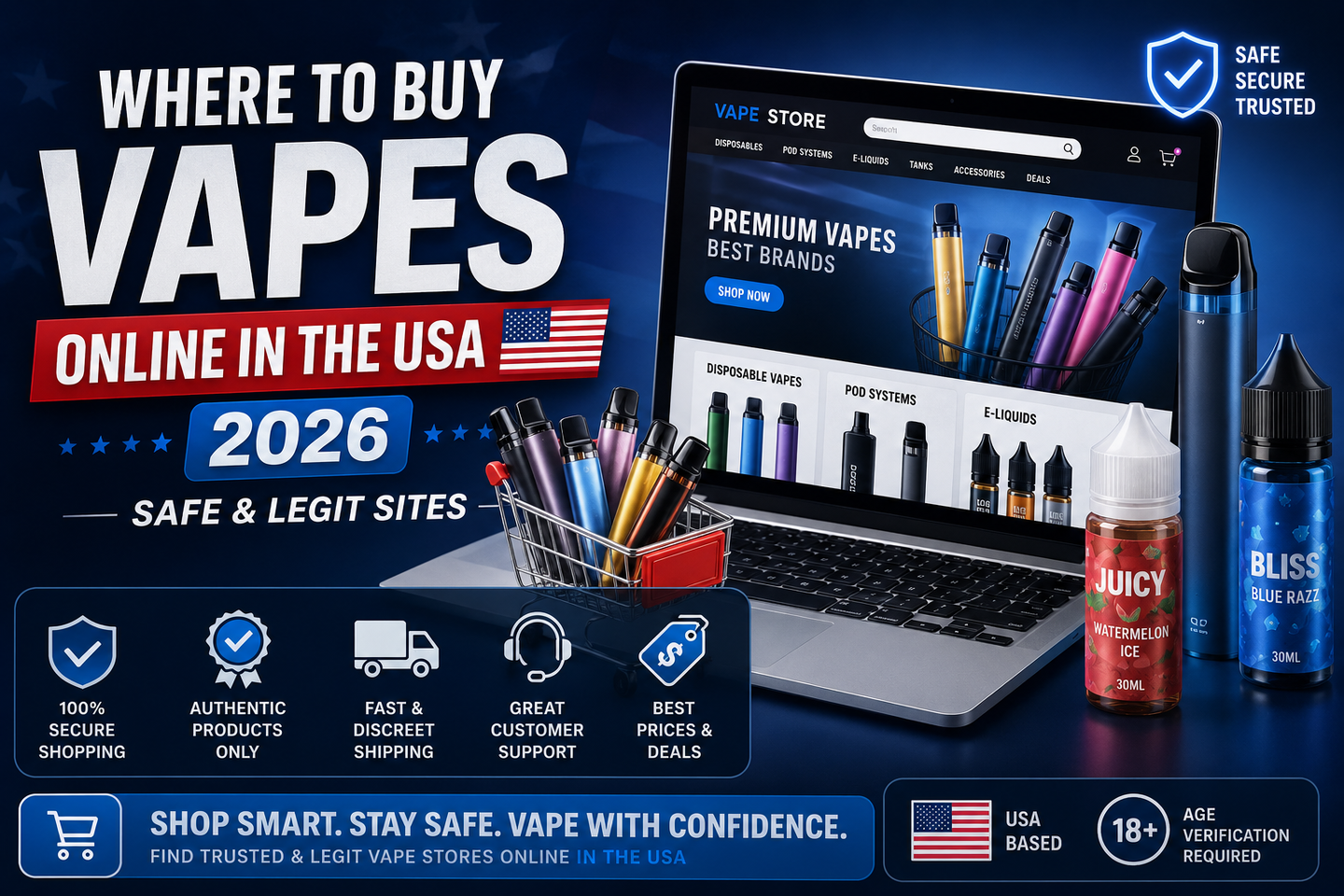Where to Buy Vapes Online in the USA 2026 Safe & Legit Sites