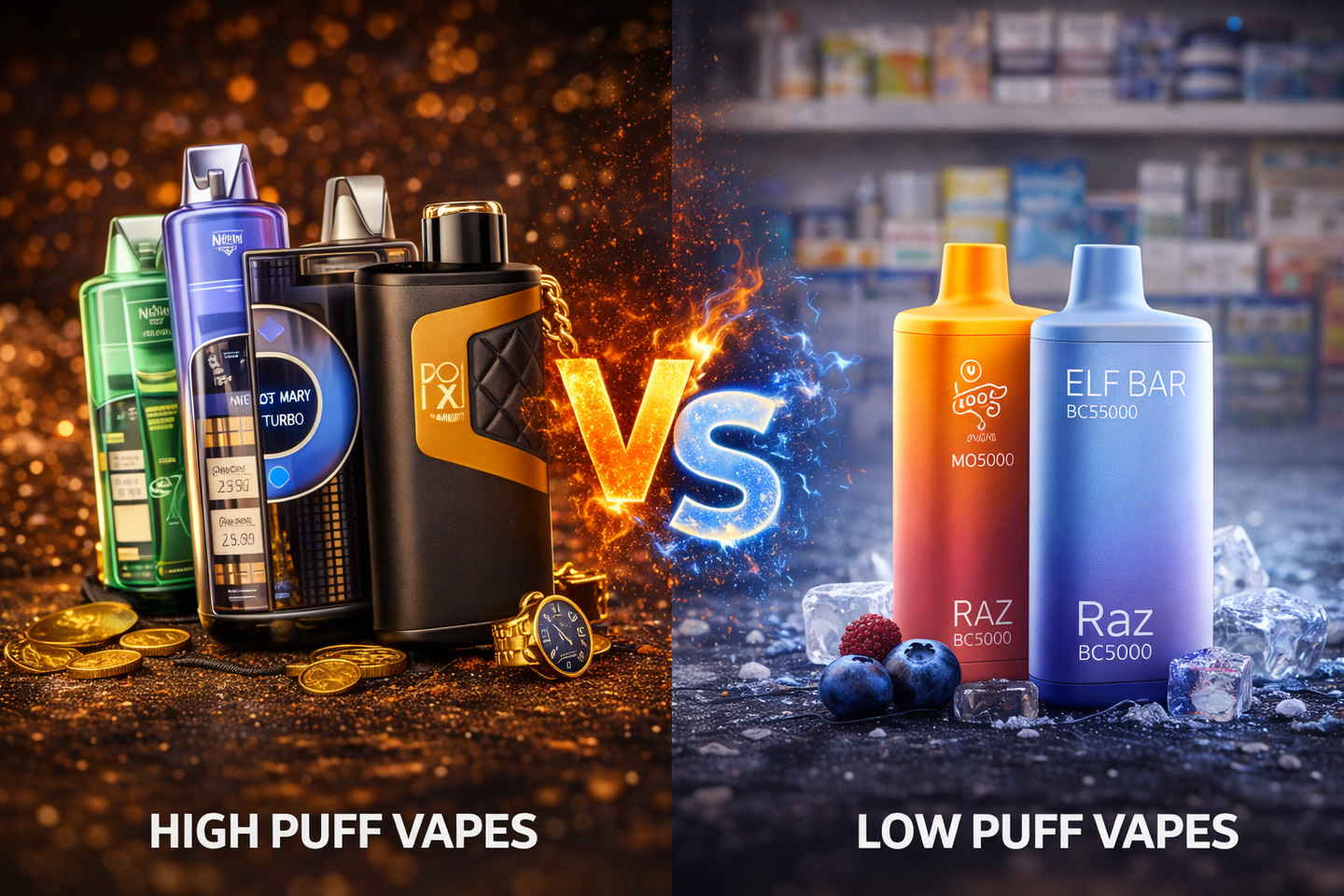High Puff vs Low Puff Vapes – Which Should You Choose?