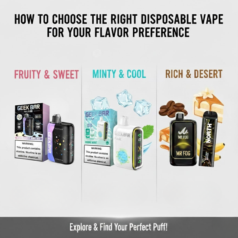 How to Choose the Right Disposable Vape for Your Flavor Preference