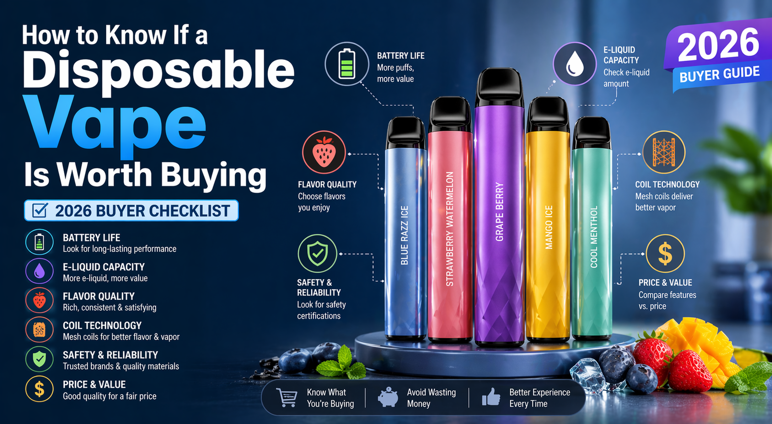 How to Know If a Disposable Vape Is Worth Buying (2026 Buyer Checklist)