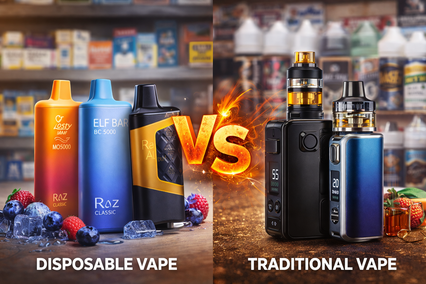 Disposable Vape vs Traditional Vape – Pros & Cons
