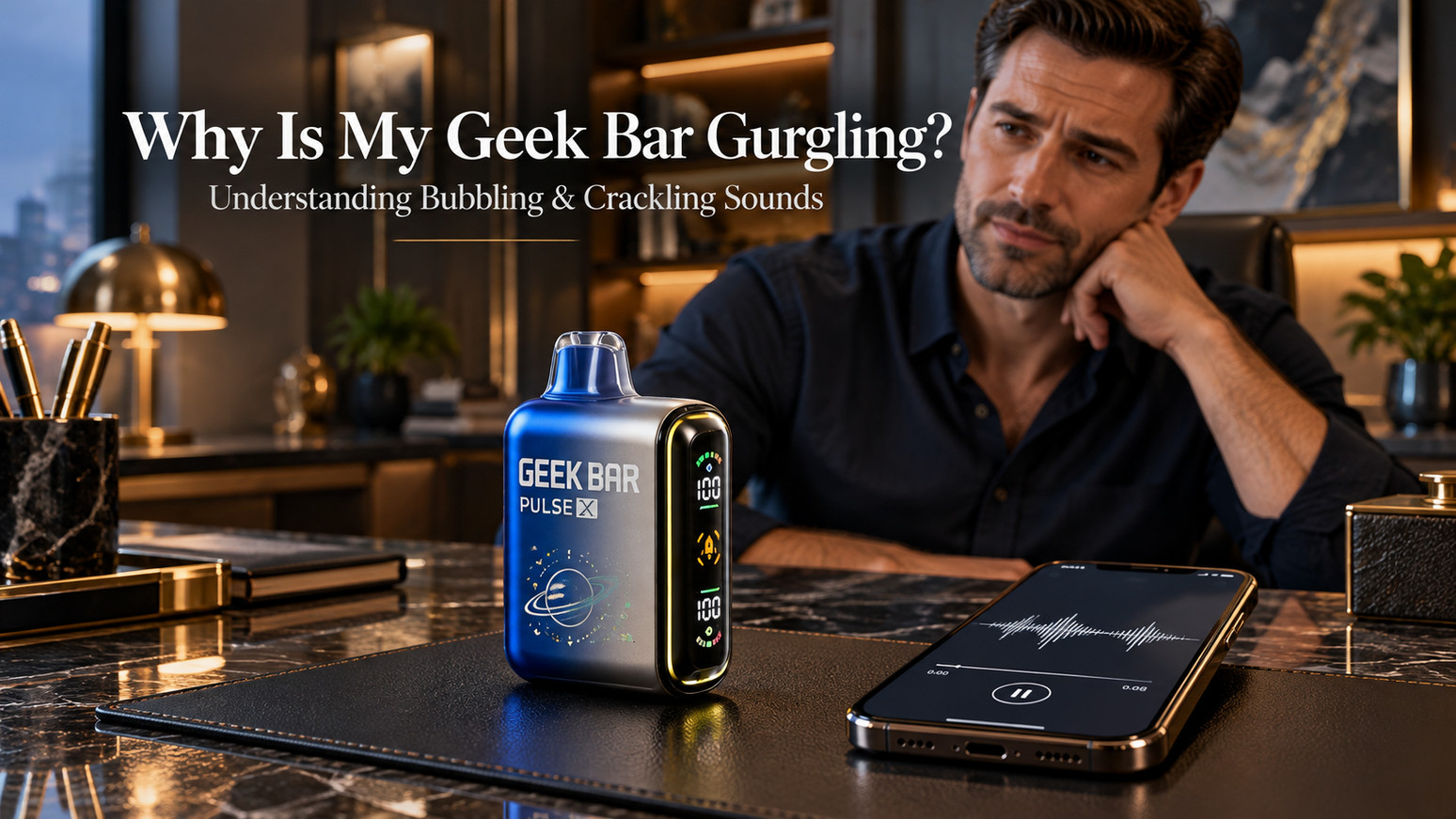 Why Is My Geek Bar Making a Gurgling Sound?