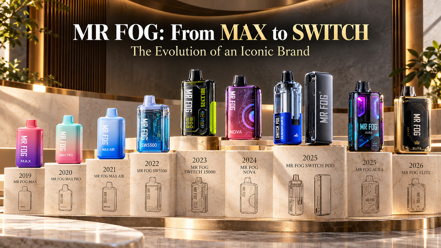 MR FOG Vape: From the Original MAX to the SWITCH Series