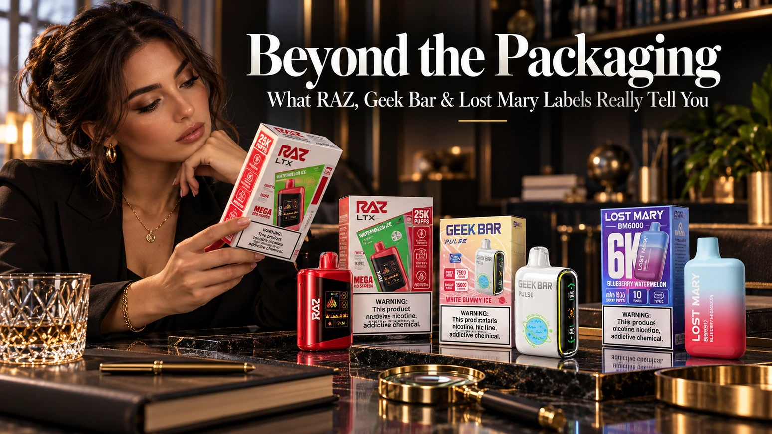 Beyond the Packaging: What RAZ, Geek Bar & Lost Mary Labels Really Tell You